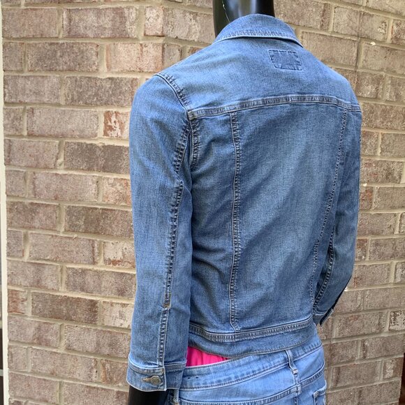 Ralph Lauren Polo Denim Cropped Jean Jacket Sz S - Picture 6 of 11